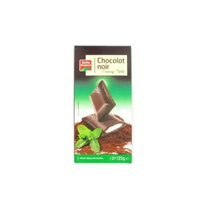 Chocolat Noir Fourrage Menthe 135g - BELLE FRANCE