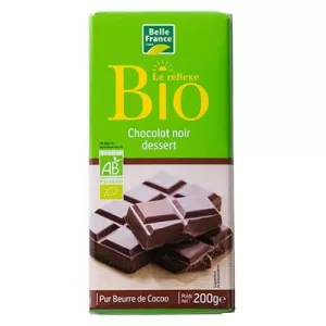 Chocolat Noir Dessert Le Réflexe Bio 200g - BELLE FRANCE