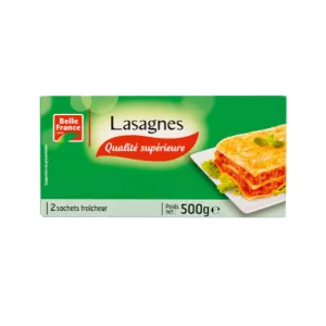 Estojo de Lasagens 500g - BELLE FRANCE