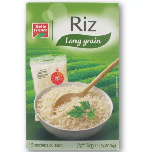 Riz Lon Grain 5x200g, 10 minutes - BELLE FRANCE