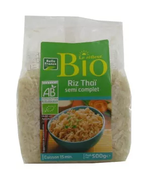 Riz Long Thaï Semi Complet 500g - BELLE FRANCE