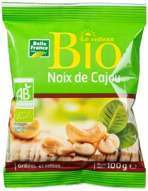 Noix De Cajou Bio 100g - BELLE FRANCE