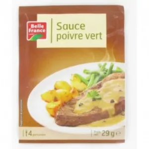 Sauce Deshydratee Poivre Vert Bf Sachet 29 G - BELLE FRANCE