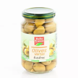 Olive Verte Entiere  Bocal 200 G - BELLE FRANCE