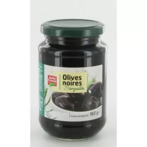 Olives Noires Dénoyautées 160g - BELLE FRANCE