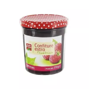 Confiture Extra Framboise 370g - BELLE FRANCE
