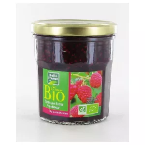 Confiture Extra Framboise Le Réflexe Bio 370g - BELLE FRANCE