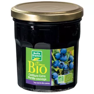 Confiture Extra Myrtille Le Réflexe Bio 370g - BELLE FRANCE