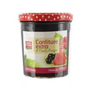 Confiture Extra 4 Fruits Rouges 370g - BELLE FRANCE