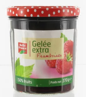 Gelée Extra Framboise 370g - BELLE FRANCE
