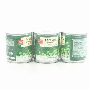 Petits Pois à L'étuvée Extra Fins 3*200g - BELLE FRANCE
