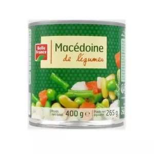 Macedoine De Legumes  Boite 1/2 Of 400 G - BELLE FRANCE