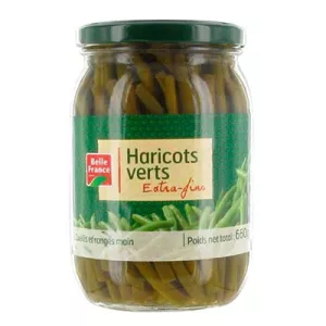 Haricots Verts Extra Fins 660g - BELLE FRANCE