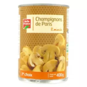 Champiñones en rodajas 400g - BELLE FRANCE