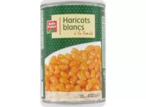 Haricots Blancs à La Tomate 400g - BELLE FRANCE