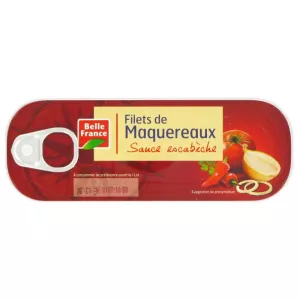 Filet De Maquereau Sauce Escabeche 169g - BELLE FRANCE