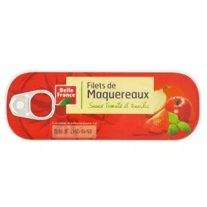 Makreelfilet met Tomaten-Basilicumsaus 169g - BELLE FRANCE