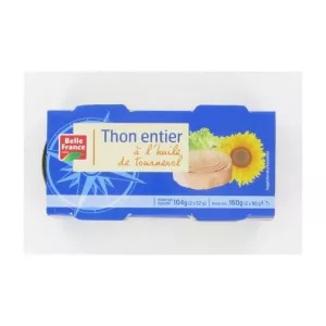 Miettes De Thon Huile De Tournesol 2x80g - BELLE FRANCE