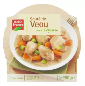 Sauté De Veau Et Ses Petits Légumes 280g - BELLE FRANCE