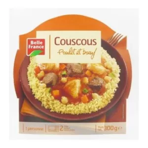 Couscous Poulet Et Bœuf Légumes 300g - BELLE FRANCE