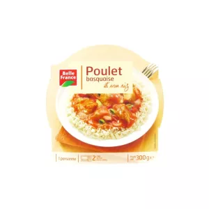 Poulet Basquaise Et Riz 300g - BELLE FRANCE