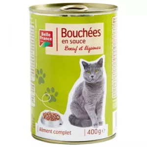 Bouchee Sauce Chat Boeuf Leg  Boite 1/2 400 G - BELLE FRANCE