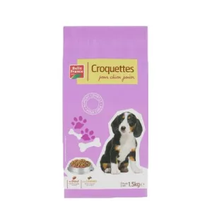 Croquette Chiot Viande/cereales  Sac 1.5 Kg - BELLE FRANCE