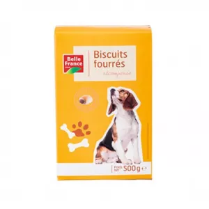 Biscuit Fourre Chien Recompense  Etui 500 G - BELLE FRANCE