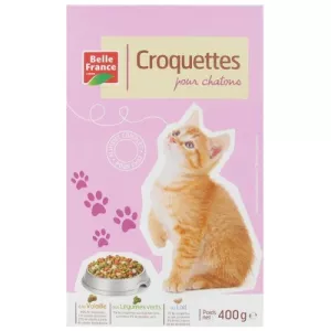 Croquette Pour Chaton  Etui 400 G - BELLE FRANCE