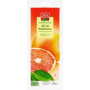 Jus De Pamplemousse à Base De Concentré 1l - BELLE FRANCE