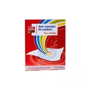 Lingette Anti Transfert De Couleurs X 25 - BELLE FRANCE