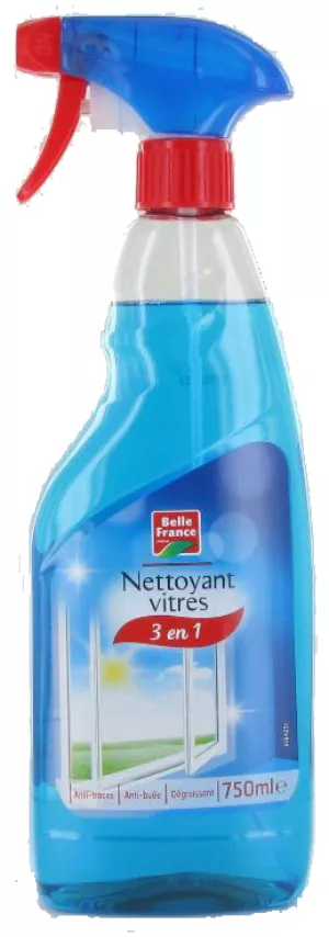 750ml  Nettoyant Vitres 3 En 1 - BELLE FRANCE