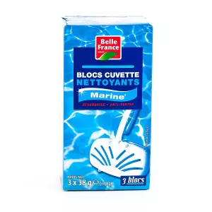 Bloc Cuvette Fraîcheur Marine 3x38g. - BELLE FRANCE