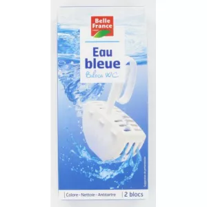 Bloc Cuvette Wc Eau Bleue 2x40g - BELLE FRANCE