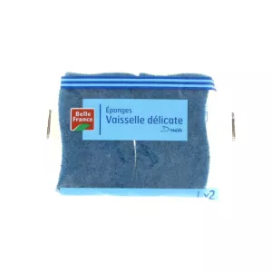 Eponge Grattante Délicate X 2 - BELLE FRANCE