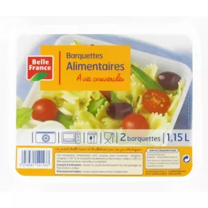 Barquette Alimentaire 2*1.15l - BELLE FRANCE