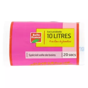 Sacs Poubelle Pour Salle De Bain Avec Lien 20*10l - BELLE FRANCE