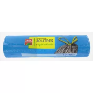Sacs Poubelle Avec Liens 20*30l - BELLE FRANCE