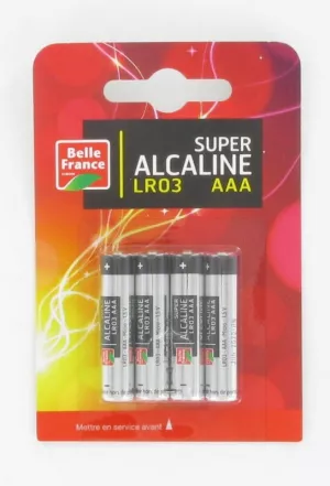 Pile Super Alcaline Lr03 Aaa X 4 - BELLE FRANCE