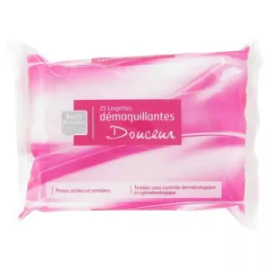 Lingettes Démaquillantes Peaux Sensibles X25 - BELLE FRANCE