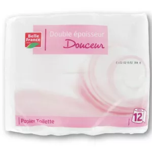 Papier Toilette Double épaisseur X12 - BELLE FRANCE