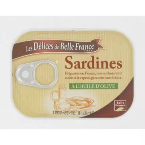 Sardine à L'huile D'olive 135g - Les DÉlices De Belle France