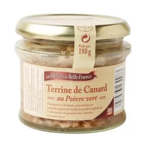 Terrine De Canard Au Poivre Vert 180g - BELLE FRANCE