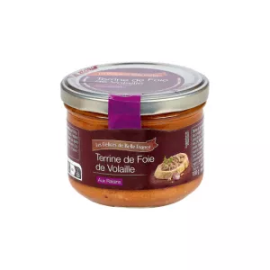 Terrine De Foie Volaille Raisins Dbf Verrine 180 G - LES DÉLICES DE BELLE FRANCE
