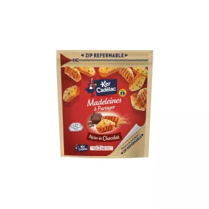Madeleine pépites de chocolat à partager 363g - KER CADELAC