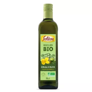 Huile De Colza Et Olive 75cl - SOLÉOU