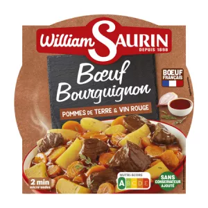 Bœuf Bourguignon Pomme de Terre et Vin Rouge 300g - WILLIAM SAURIN