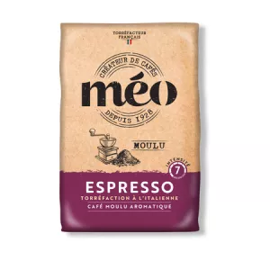 500g Espresso Int 7 Moulu Meo