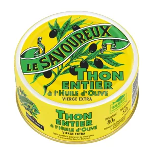 Thon à l'huile d'olive 80g - LE SAVOUREUX