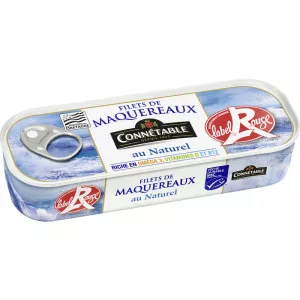 Natuurlijke Makreelfilet MSC, 106g - CONNÉTABLE